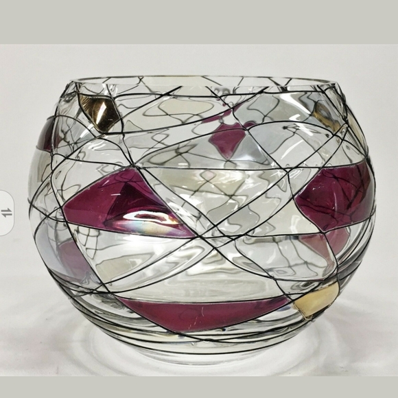 PartyLite Mosaic Calypso stained glass retired